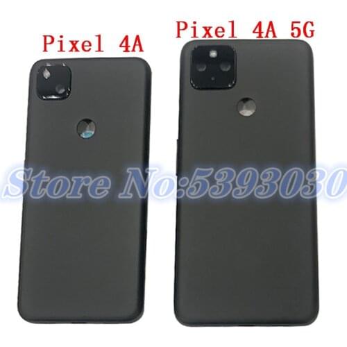 Original For Google Pixel 4A Back Battery Cover Housing Case Replacement Parts For Google Pixel 4A 5G Battery Cove
