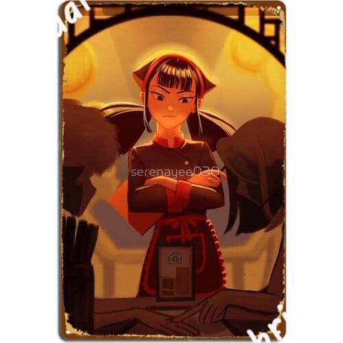 Impatience Waitress Poster Metal Plaque Painting Décor Design Club Bar Club Party Tin Sign Posters