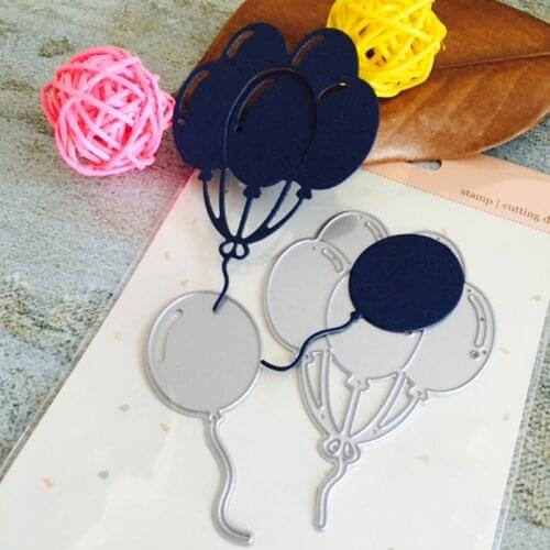 Balloon Cutting Dies Stencil Paper Craft Card Making Scrapbooking Album DIY Decor QW