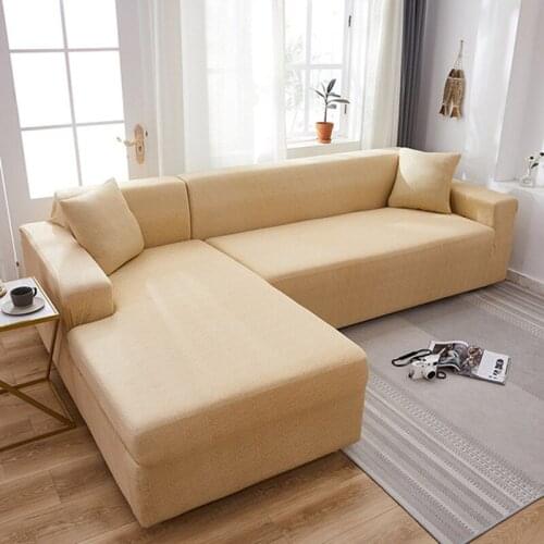 Raised Stripes Sofa Cover Slipcovers Stretch Sofa Covers for Living Room Solid Elastic Couch Sofa Towel 1/2/3/4-seater