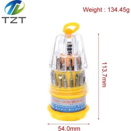 Hand Tool 31Pcs Screwdriver Kit Small Mini Combination Universal Set Dismountable Antiskid Handle Multifunction Repair