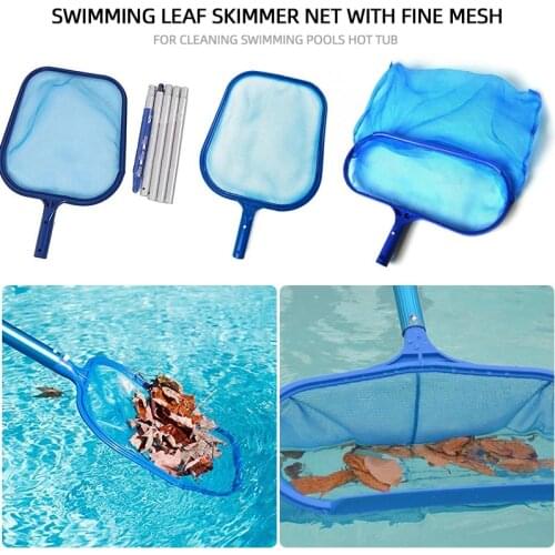 1pc Pool Cleaning Net Professional Tool Salvage Net Mesh Pool Skimmer Leaf Catcher Bag Swimming Pool Cleaner Accessories