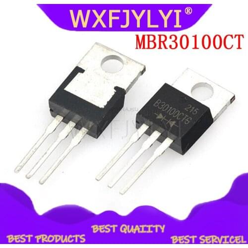 10pcs MBR30100CT 30100CT MBR30100 Schottky & Rectifiers 30A 100V TO-220 new original