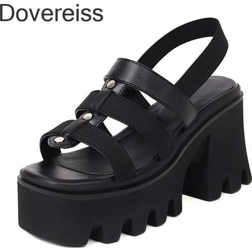 Summer Women Clear Heels Metal Fashion Sexy New Platform Narrow Band Buckle Consice Sandals 44 45