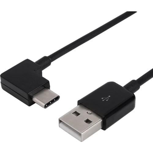 CYDZ Right Angled Type C USB-C to USB 2.0 Cable 90 Degree Connector for Tablet & Mobile Phone 20cm