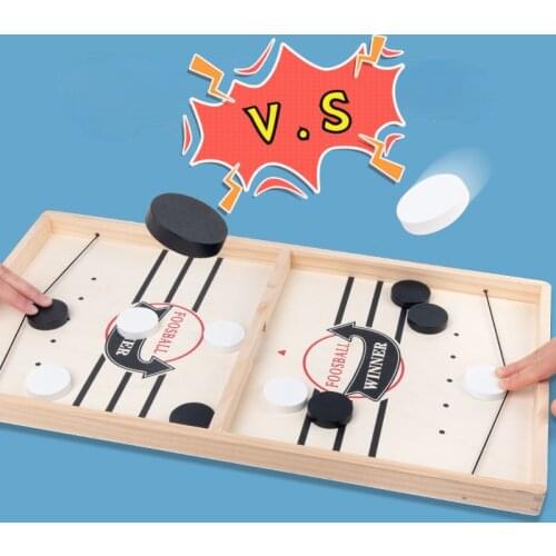 Childrens Wooden Bouncing Board Game Toys Adult Party Party Fun Game Interactive Two-person Battle Boy and Girl Pinball