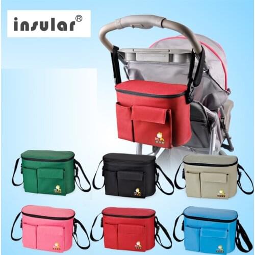 Pram Baby Mother Nappy Messenger Accessories Stroller Hanging Organizer Bag Baby Children Storage Bottle Diapers Bag for Mom