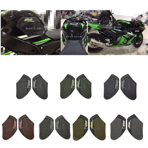 For Kawasaki ninja zx10r 2011- 2015 Anti slip Tank Pad Side Gas Knee Grip Traction Pads Protector Stickers