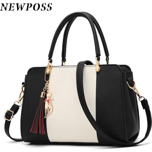 Women Hairball Ornaments Totes Patchwork Handbag Party Purse Ladies Messenger Crossbody Shoulder Bags Women Handbags