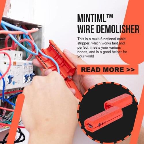 Mintiml Wire Demolisher Universal Electric Wire Stripper Pen Wire Cable Pen Cutter Rotary Coaxial Cutter Stripping Machine