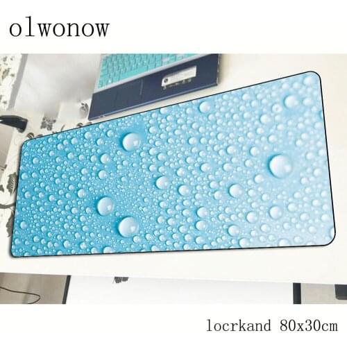 Water Droplet pad mouse High quality computador gamer mouse pad 800x300x2mm padmouse big mousepad ergonomic gadget office mats