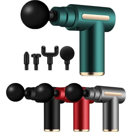 Mini Massage Gun Portable Deep Muscle Exercise RelaxationMassager relieve aching legs back neck and shoulders 6 speed settings