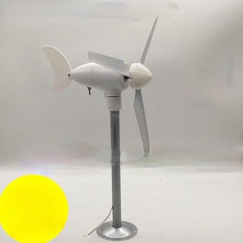 Miniature WTG Wind Driven Generator Model Three-phase Permanent Magnet Power Generation Technology Experimental Windmill Wind