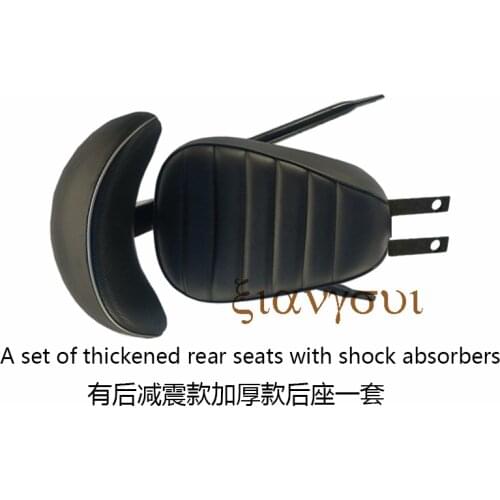 Modified Parts Rear Seat With Backrest Cushion Seat With Screw For Citycoco Electric Scooter