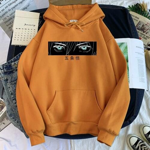 Jujutsu Kaisen Black Gojo Satoru Mens Sweatshirts Harajuku Style Hoodie Retro Street Clothing Comfortable Tracksuits For Men