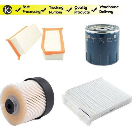 Service Maintenance Filter Set for Renault Dacia Sandero 1.5 dCI Euro 5 ( Pollen-Air-Oil-Fuel Filter) Fast Shipment From Turkey