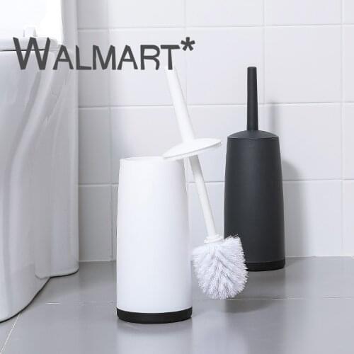 Home Long Handle Toilet Brush Set Wash Toilet Brush To Floor-Standing No Dead Ends Soft Hair Toilet Cleaning Tools Bathroom Set