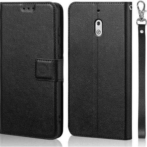 Luxury Flip Case For Nokia 2 TA-1029 TA-1035 Cover Original Book Design Leather Phone Coque Wallet Capa Stand With Strap Card