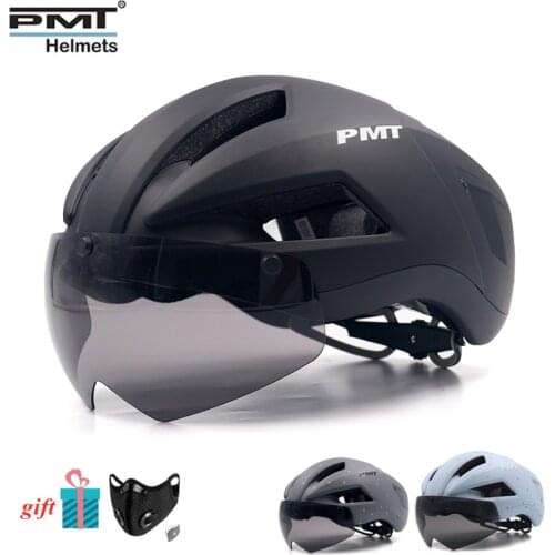 PMT MTB Mountain Road Bike Helmet Men Women In-mold Breatable Ultralight Cycling Helmet Outdoor Sports Safety Bicycle Helmet