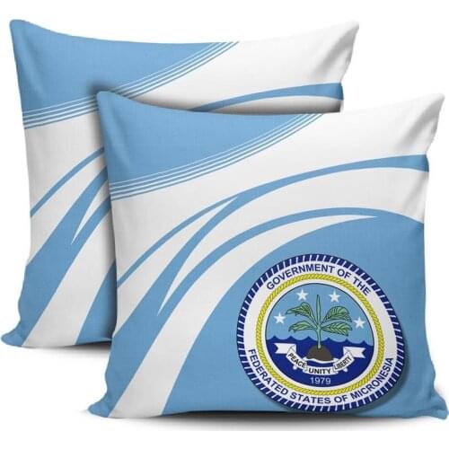 Federated States Of Micronrsia Special Pillow Cover Pillowcases Throw Pillow Cover Home Decoration Double-sided Printing