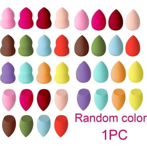 1PC Smooth Cosmetic Puff Dry Wet Use Makeup Foundation Sponge Beauty Face Care Tools Accessories Water Drop Shape