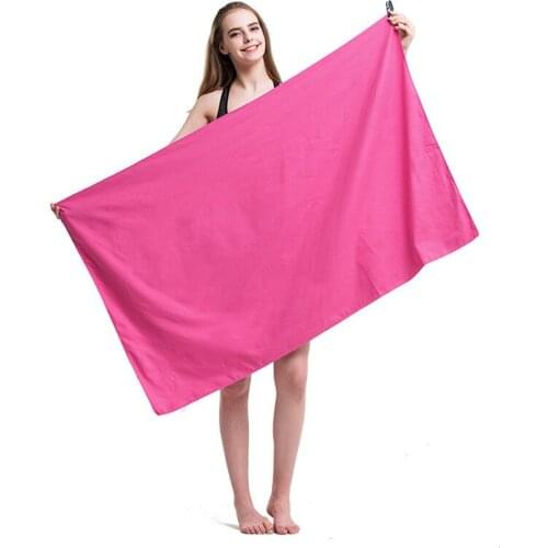 Solid Color Sports Towel Fitness Absorbent Bath Towel Outdoor Fashion Quick-Drying Beach Towels Adult Movement Yoga Soft Towels