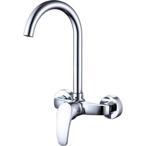 360 Rotation Faucet Brass Chrome Cold and hot Water Power Swivel Kitchen Sink Mixer Tap Single Handle