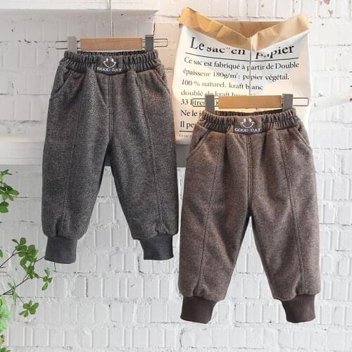 Xiaoyifeng Gray Trousers For Boys