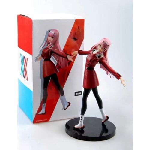 Japan Anime DARLING in the FRANXX Zero Two 02 PVC Figure Figurine Toy Model Statue 21cm New With Box