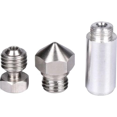 1.75mm consumables nozzle micro Swiss MK10 all metal hotend conversion kit throat 3d printer accessories