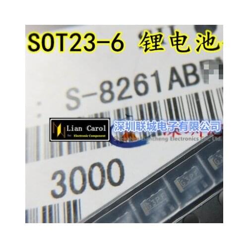 10Pcs 50PCS 100PCS S-8261ABPMD-G3PT2S S-8261ABPMD-G3PT2G S8261ABPM S-8261ABPMD-G3P G3P SOT23-6 S-8261-G3P
