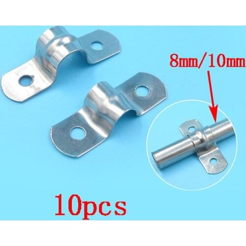10Pcs 8/9mm Ship Model Shaft Fixing Frame Shaft Sleeve Clamp Holder Fixer 3/4/5mm RC Boat Axle Bracket Shockproof Fastener