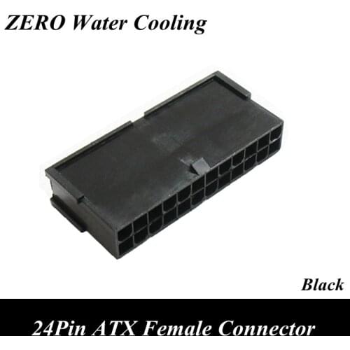 100pcs/lot 4.2mm 5557 CPU 24Pin ATX Female Connector