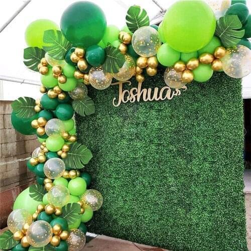 122pcs Jungle Safari Theme Party Supplies Balloon Garland Green Animal Balloons for Kids Boys Parties Birthday Baby Shower Decor