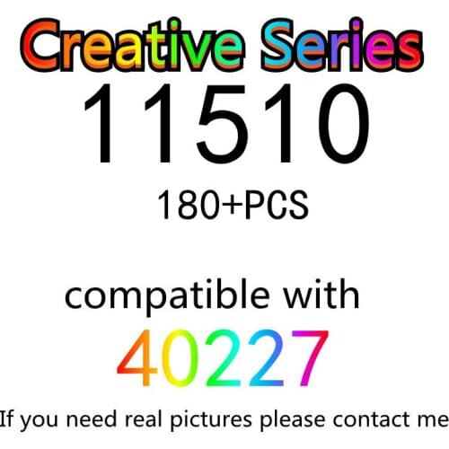 180PCS 11510 Building Block Toy Creative Series 40227 Assembled Building Block Childrens Toy Gifts