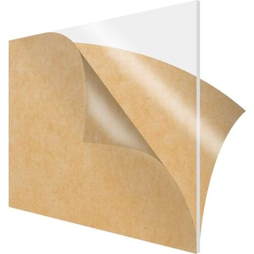 200x200mm plexiglass clear acrylic board, organic plastic sheet, 1mm, 3mm and 8mm glass methacrylate