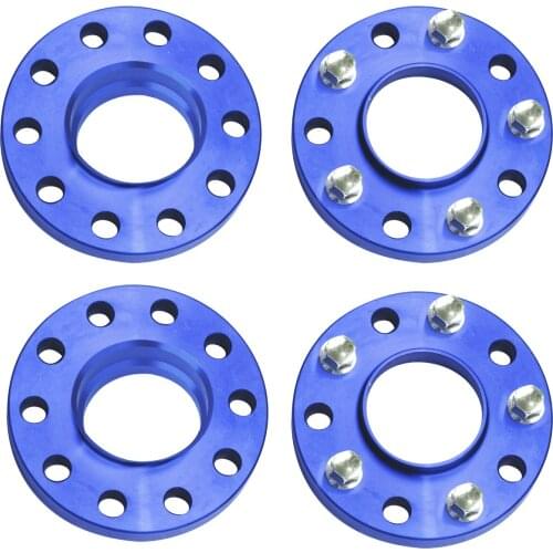5x120 Staggered Wheel Spacers Kit (2) 15mm& (2) 20mm With Extended Bolts For BMW