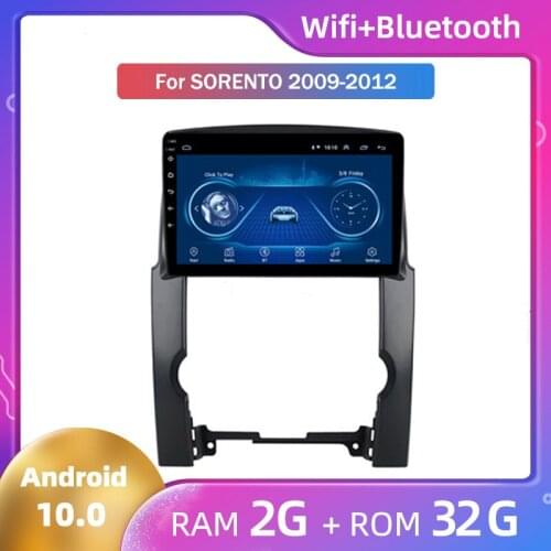Android 10 Car Stereo Multimedia Player Touchscreen For Kia Sorento 2009 2010 2011 2012 car GPS All-in-One Navigation Machine
