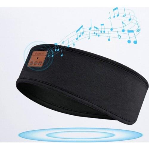 BGreen Outdoor Sports Bluetooth Headband Headphone Wireless Stereo Earphone Knits Sleeping Headwear Headset For Running Yoga
