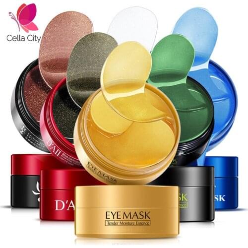 Cellacity Women Golden Moisturizing Lady Eye Mask Moisturizes Tightens and Rejuvenates the Skin Reduces Dark Circles Fine Lines