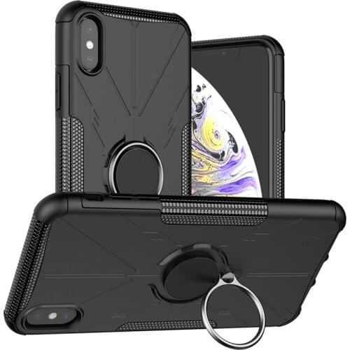 Full Cover For iPhone XS Max Case Armor Magnetic Suction Stand Bumper Back Case For iPhone XS Max Case For iPhone XS Max 6.5"