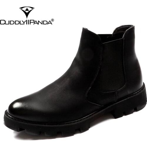 CuddlyIIPanda Men's Chelsea Boots