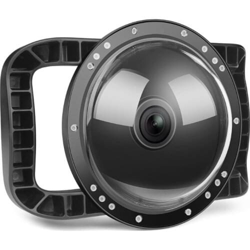 Dual Handheld Dome Port 45m Waterproof Diving Housing Case with Trigger for osmo