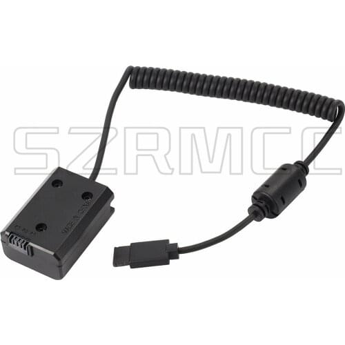 Battery Adapter Cable for DJI Ronin-S Gimbal DC 12V Outport to NP-FW50 DC Coupler Dummy Battery for Sony A7 A7S A7R A7S2 Camera