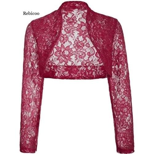 Womens Summer New Fashion All-Match Lace Stitching Cardigan Small Waistcoat Jacket Coat
