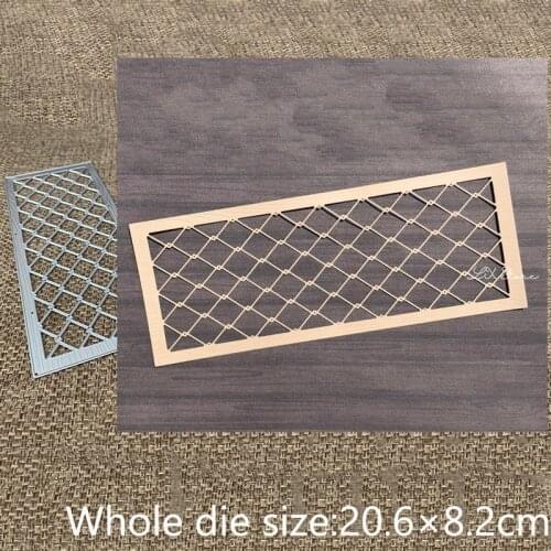XLDesign Craft Metal Cutting Dies stencil mold Diamond Wire Wood Grain Frame scrapbook Album Paper Card Craft Embossing die cuts