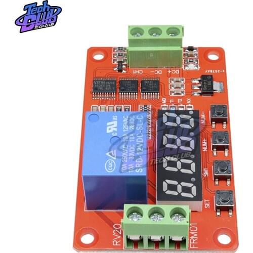 12V DC Multifunction Self-lock Relay PLC Cycle Delay Time Timer Switch Module PLC Home Automation Delay Module Board