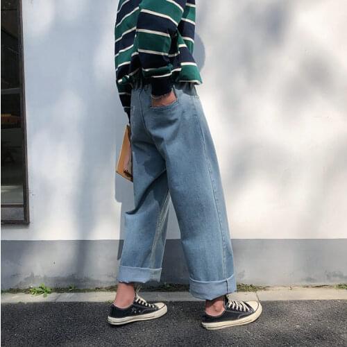 Male Vintage Loose Colorful Pants Xl Men Harajuku Harem Jeans Pants 2021 Mens Streetwear Hiphop Denim Wide Leg Pants