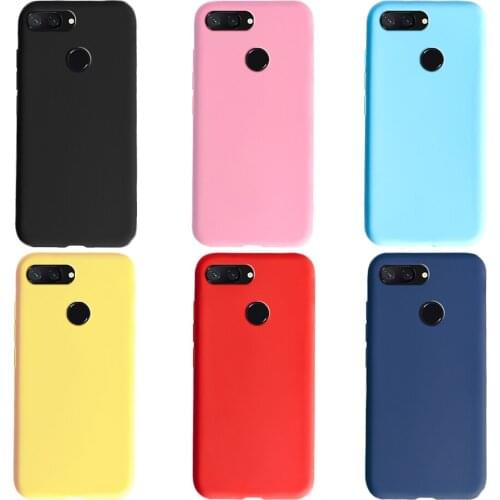 Soft Case For Xiaomi Mi 8 Lite Case Mi8 Lite Cute Candy Pure Phone Cases For Xiaomi Mi 8 Lite 8Lite Back Cover Shockproof Bumper