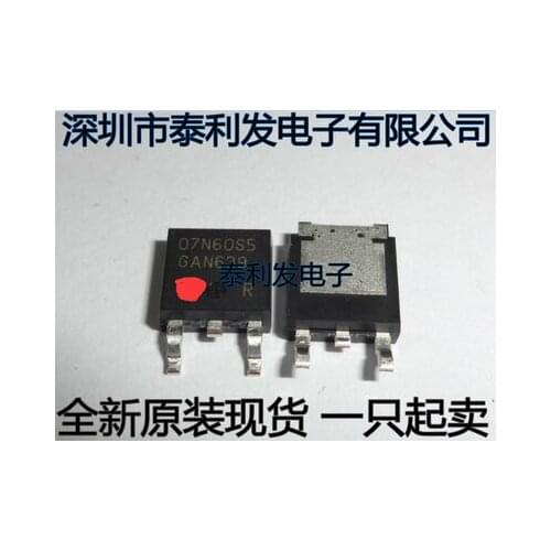 Original New 5PCS / SPD07N60S5 07N60S5 TO-252